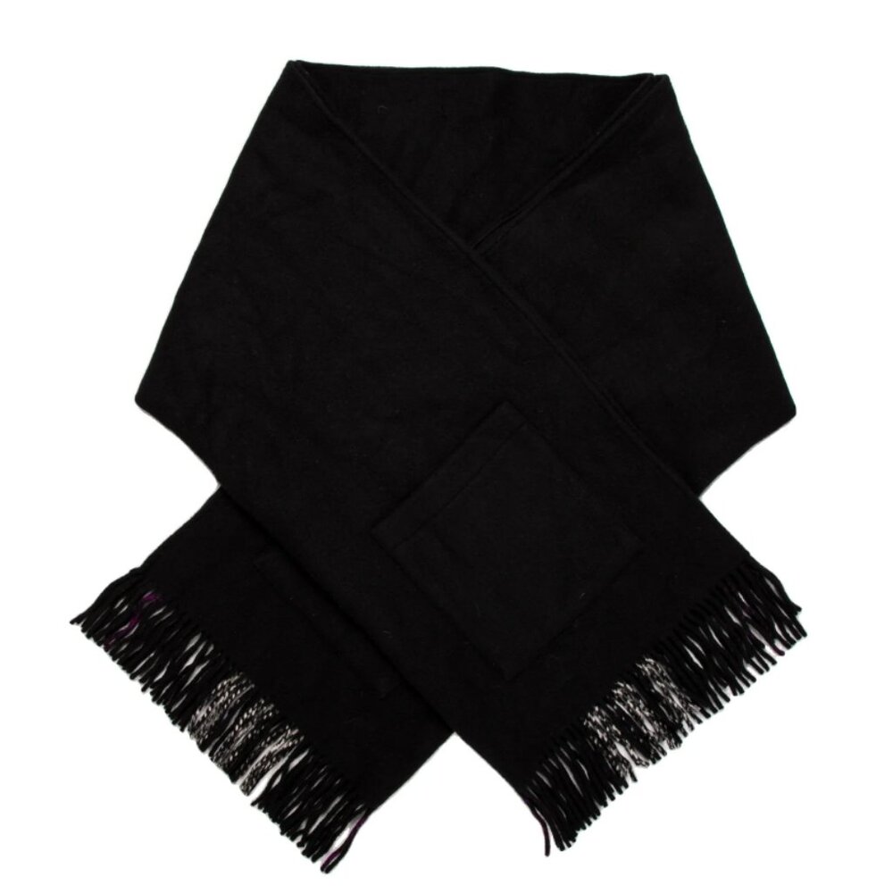 Burberry Merino Wool Exploded Check Pattern Scarf… - image 4